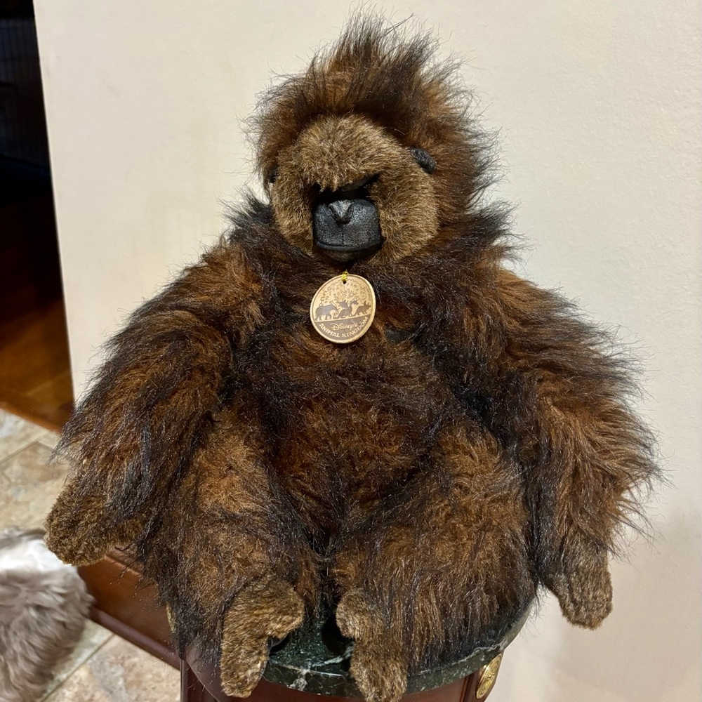 Disney Brown and Black Faux Fur Monkey
